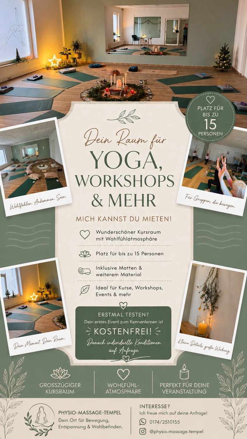 Physio - Massage - Temple by Melanie Schulze -Yogamatten